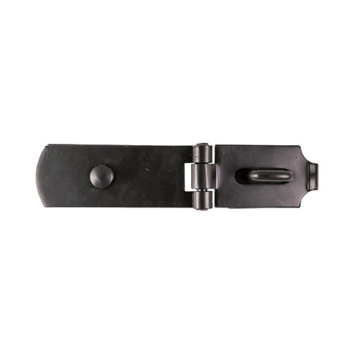 Swivel Pattern Hasp & Staple - Heavy Duty - Black | 8" | Bag | 1 Each | SHS8BP product image
