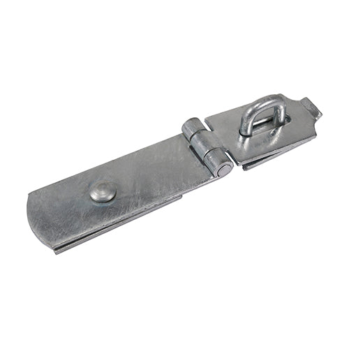 Swivel Pattern Hasp & Staple - Heavy Duty - Hot Dipped Galvanised | 8" | Bag | 1 Each | SHS8GB additional image 4