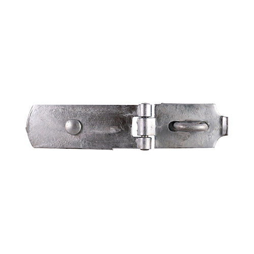 Swivel Pattern Hasp & Staple - Heavy Duty - Hot Dipped Galvanised | 8" | Bag | 1 Each | SHS8GP product image