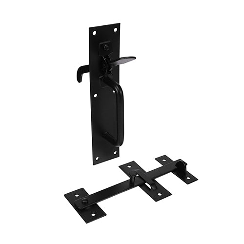 Suffolk Latch - Medium Duty - Black | 205 x 45mm | Bag | 1 Each | SLMBB product image