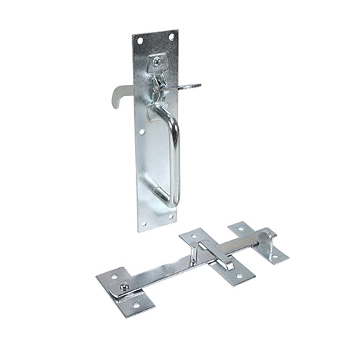 Suffolk Latch - Medium Duty - Zinc | 205 x 45mm | Bag | 1 Each | SLMZB product image
