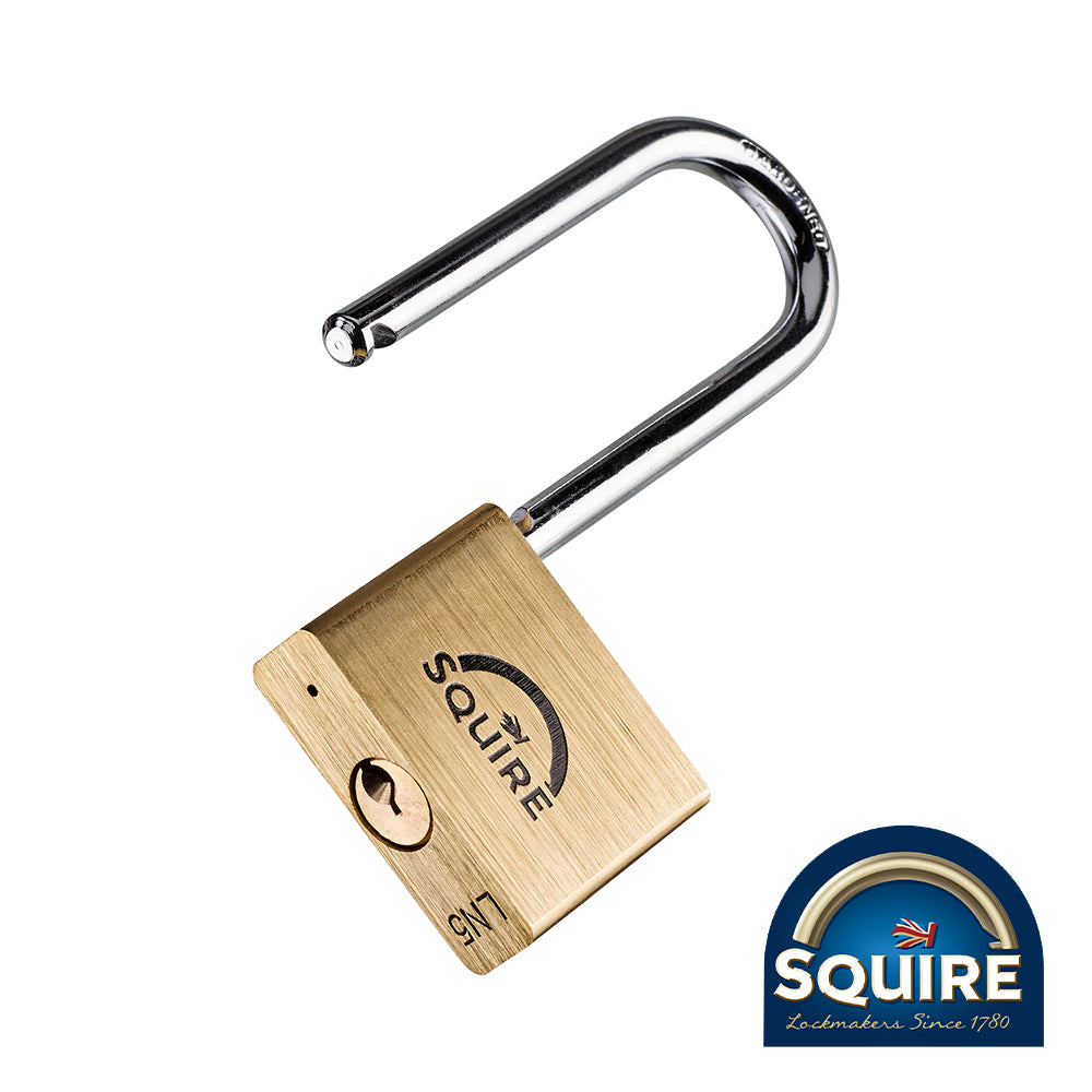 Premium Brass Lion Padlock - 2.5" Long Shackle - LN5/2.5 | 50mm product image