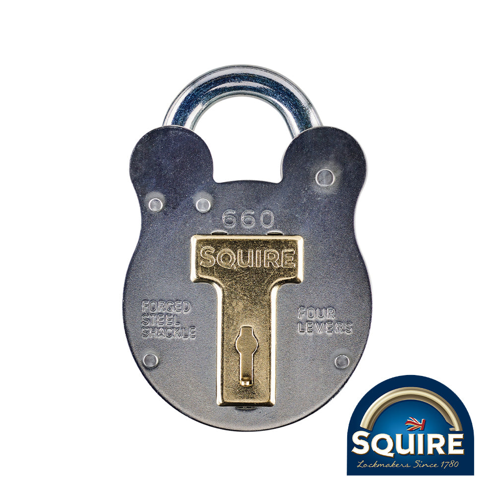 Old English 4 Lever Padlock - 660 | 60mm product image