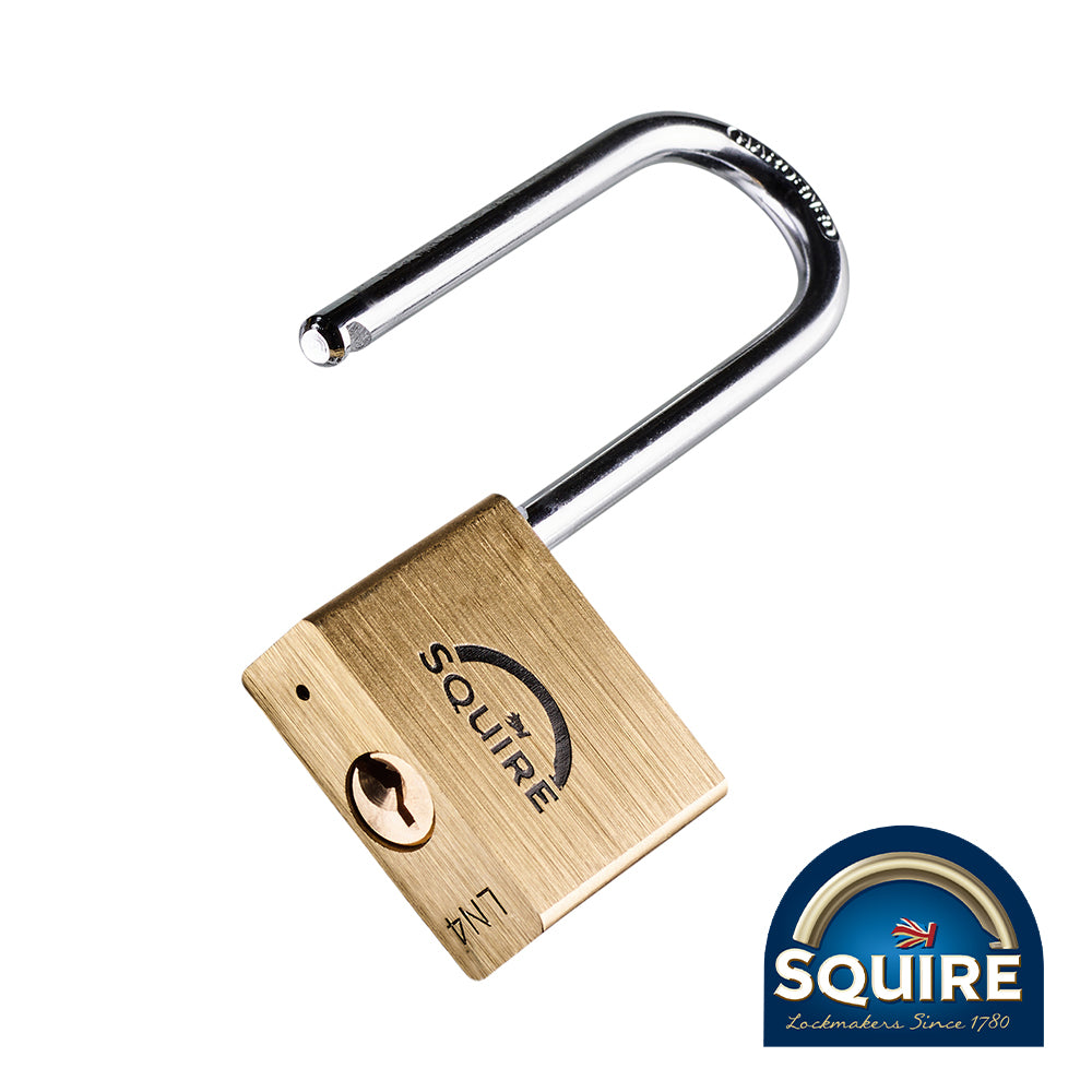 Premium Brass Lion Padlock - 2.5" Stainless Steel Shackle - LN4S/2.5 | 40mm product image
