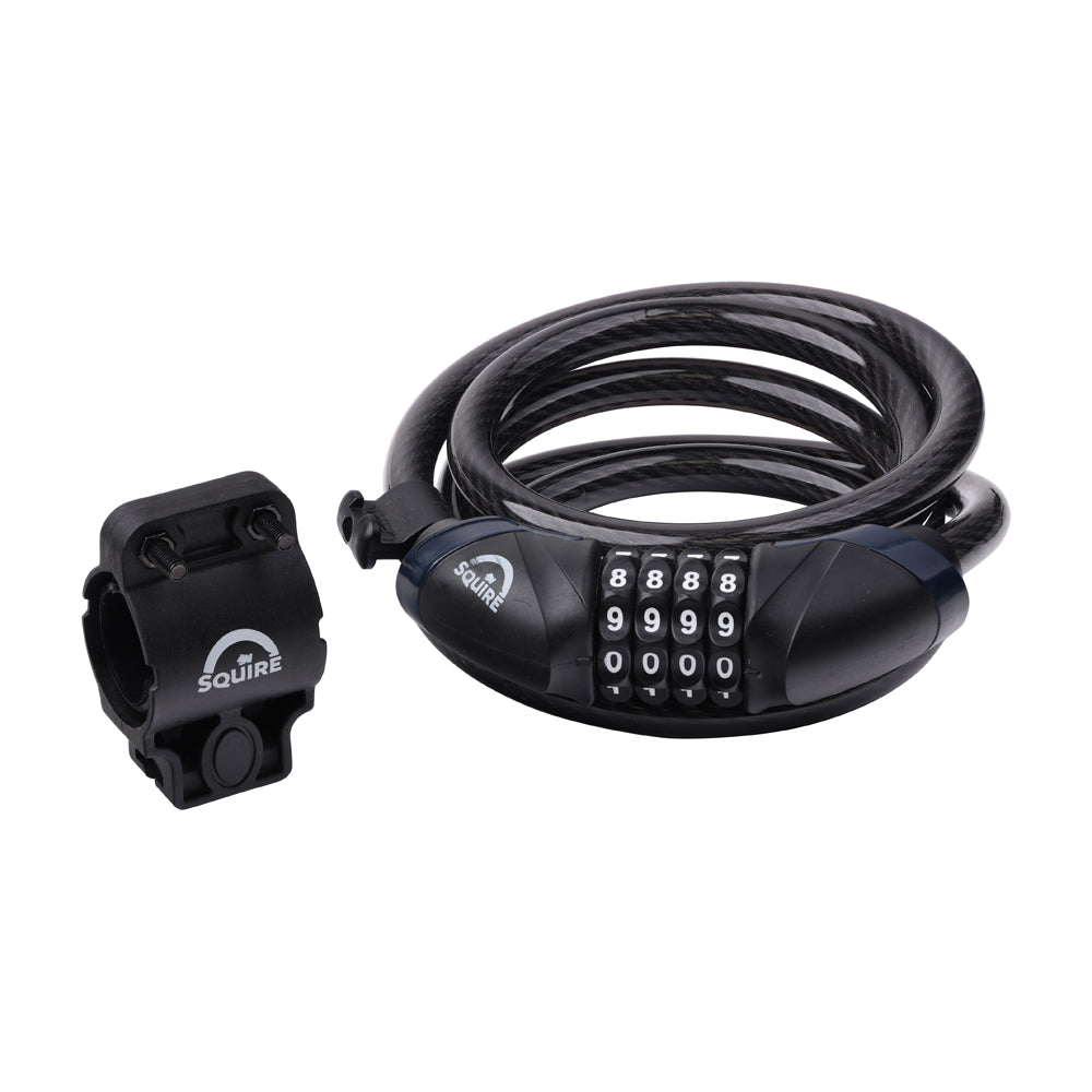 Tough Lightweight Combination Cable Bike Lock - KILDA COMBI 12/1800 | 12 x 1800 product image