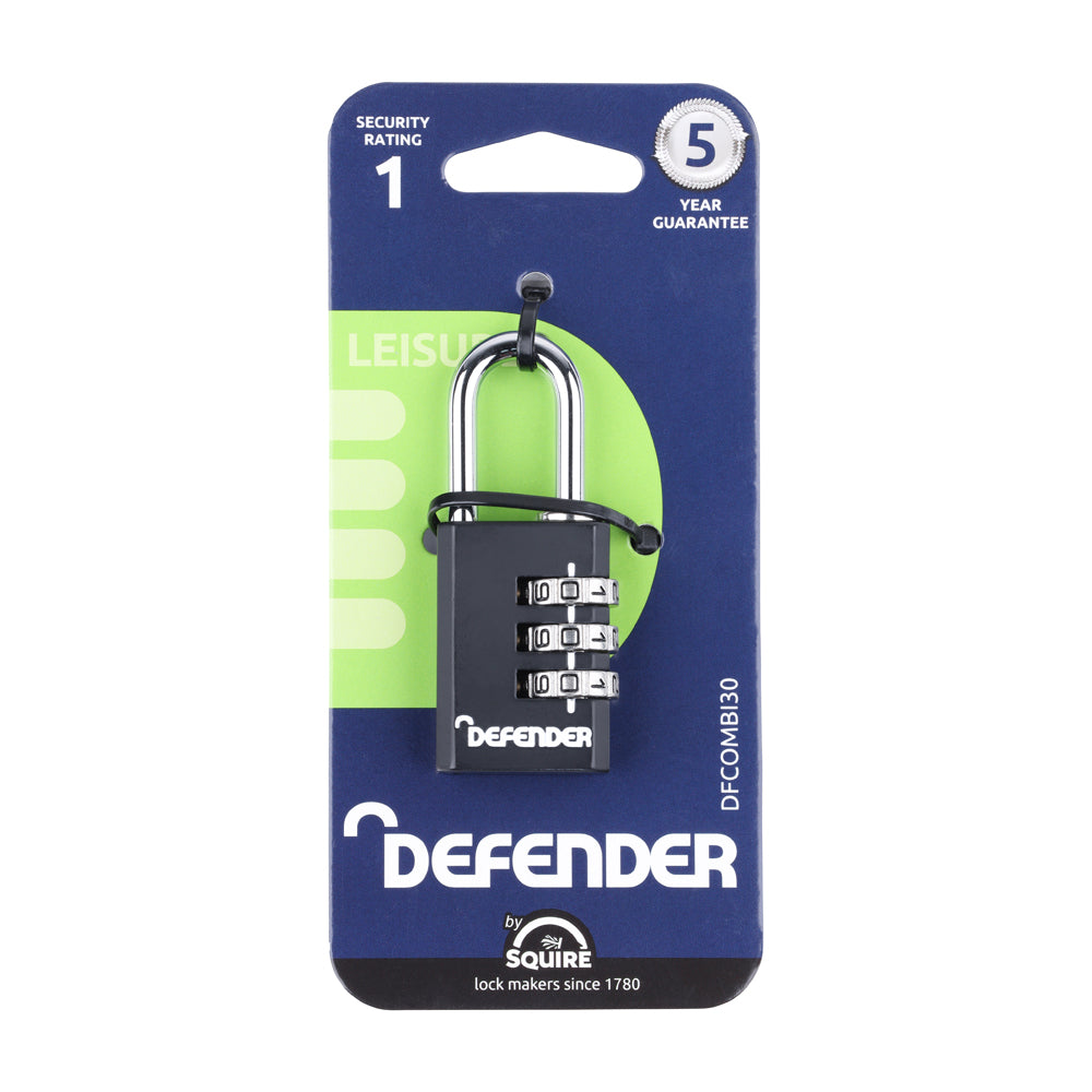Defender Combi Padlock - DFCOMBI30 | 30mm additional image 2
