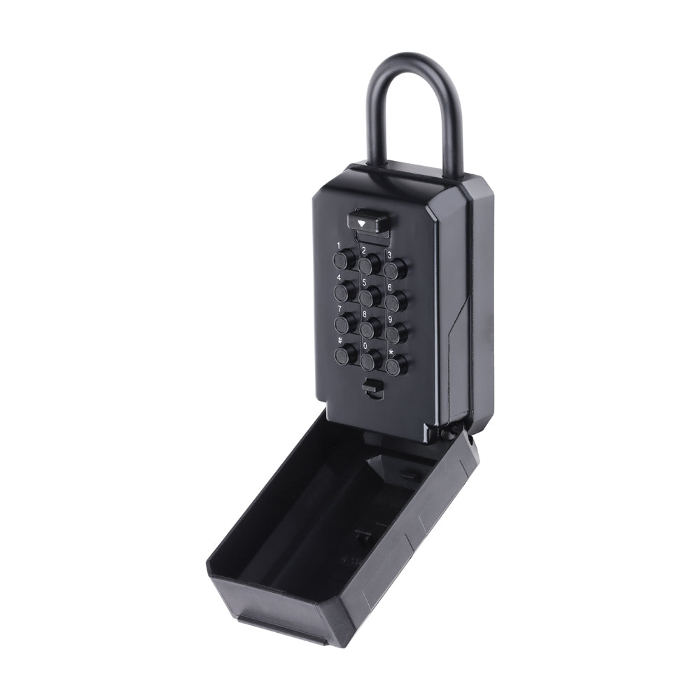 KeyKeep™ Hangable & Wall Mountable 12 Button Combination Key Safe - KEYKEEP2 PB | 121 x 78 x 57 product image