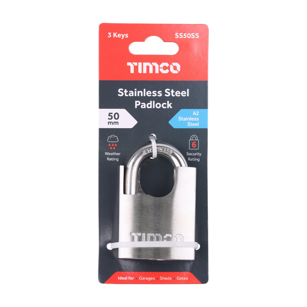 Stainless Steel Padlock | 50mm additional image 2