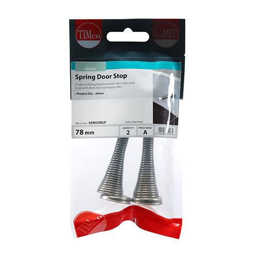 Spring Door Stops - Nickel | 78 x 24 additional image 2