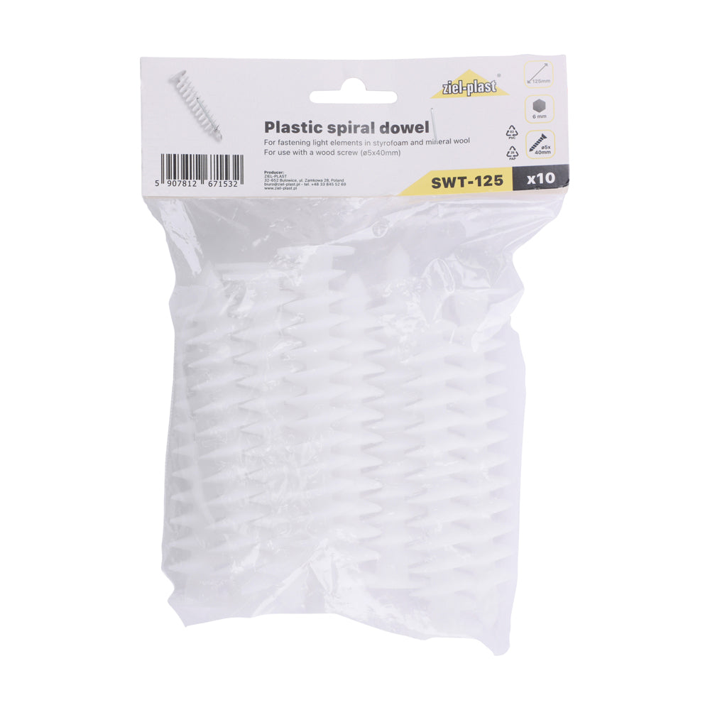 Ziel-Plast Insulation Spiral Dowels | 125mm additional image 2