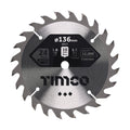 Handheld Cordless Circular Saw Blade | 136 x 10 x 24T product image