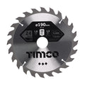 Handheld Cordless Circular Saw Blade | 190 x 30 x 24T product image