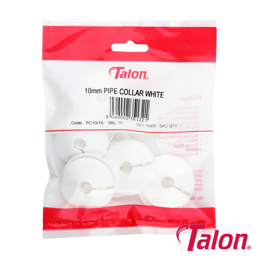 Pipe Collar - White - PC10 | 10mm additional image 2
