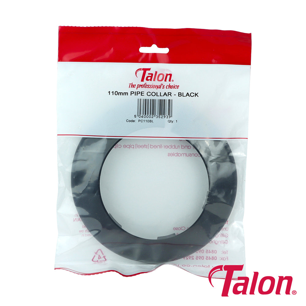 Pipe Collar - Black - PC110BL | 110mm additional image 2