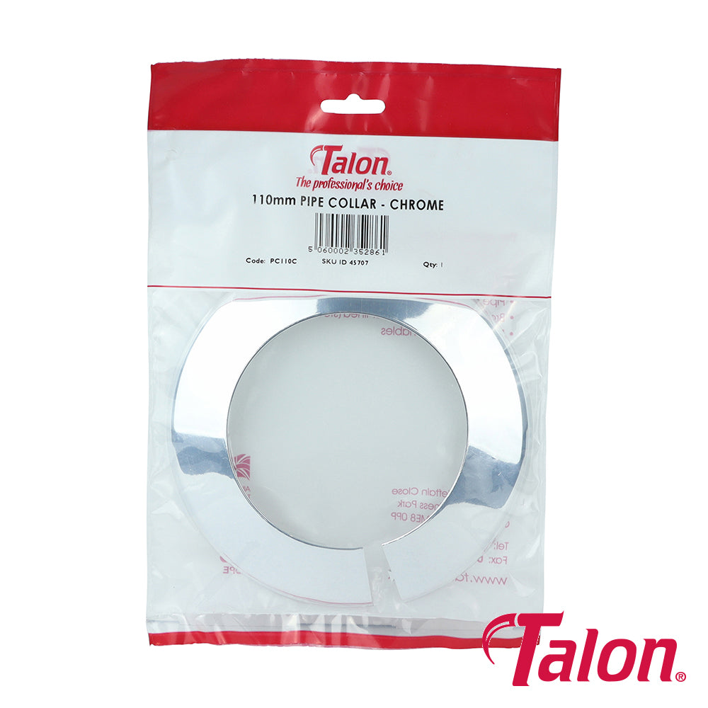 Pipe Collar - Chrome - PC110C | 110mm additional image 2