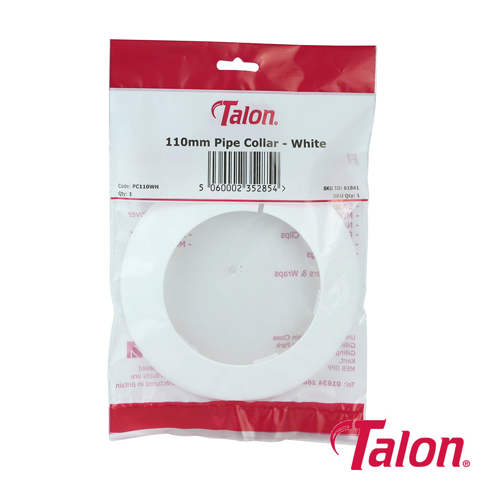 Pipe Collar - White - PC110WH | 110mm additional image 2