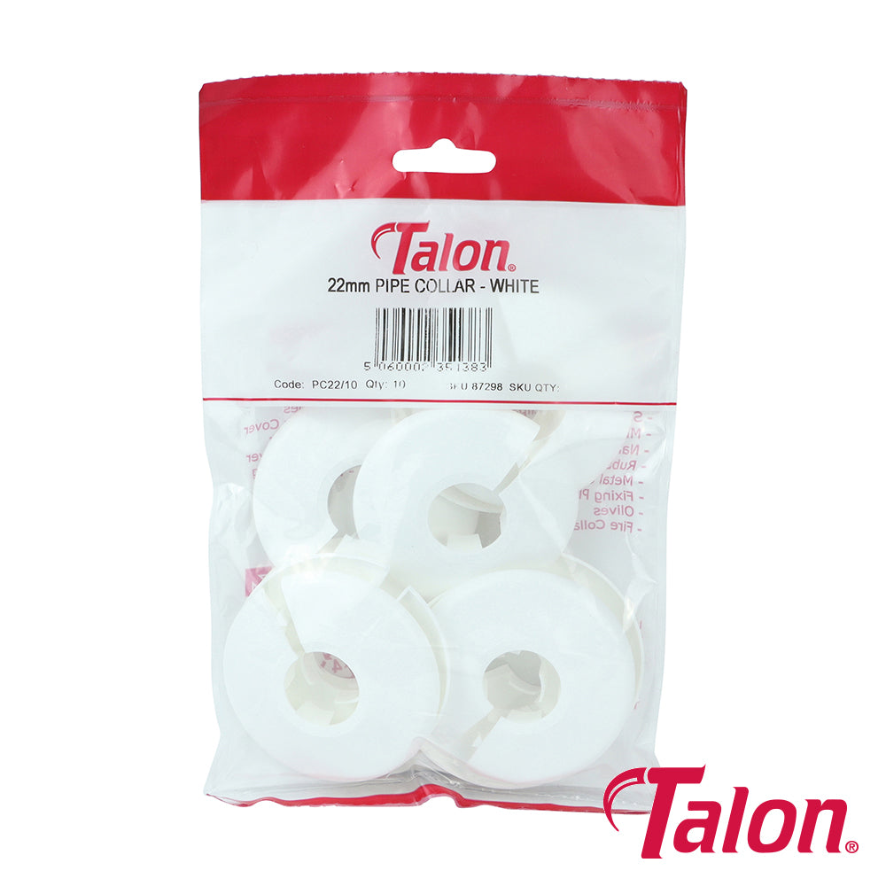 Pipe Collar - White - PC2210 | 22mm additional image 2