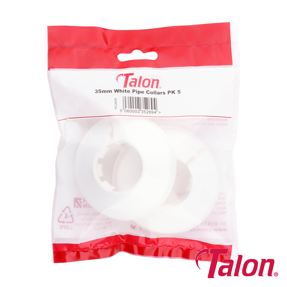 Pipe Collar - White - PC35 | 35mm additional image 2