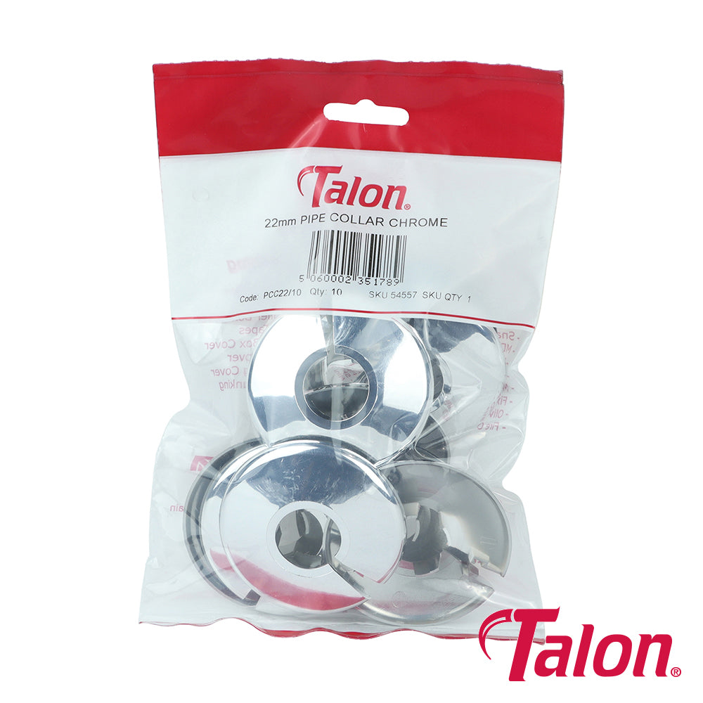 Pipe Collar - Chrome - PCC2210 | 22mm additional image 2