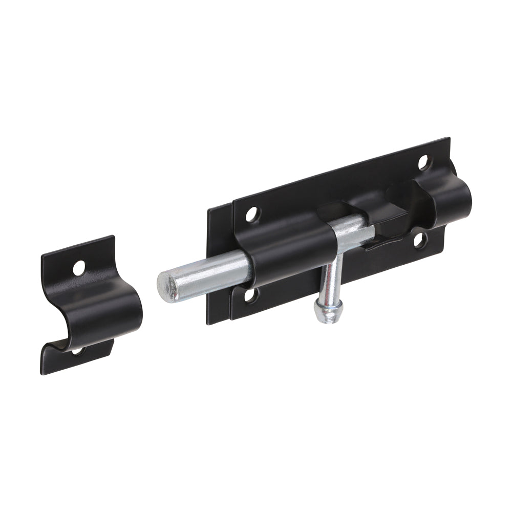 Straight Tower Bolt - Black | 3" | Bag product image