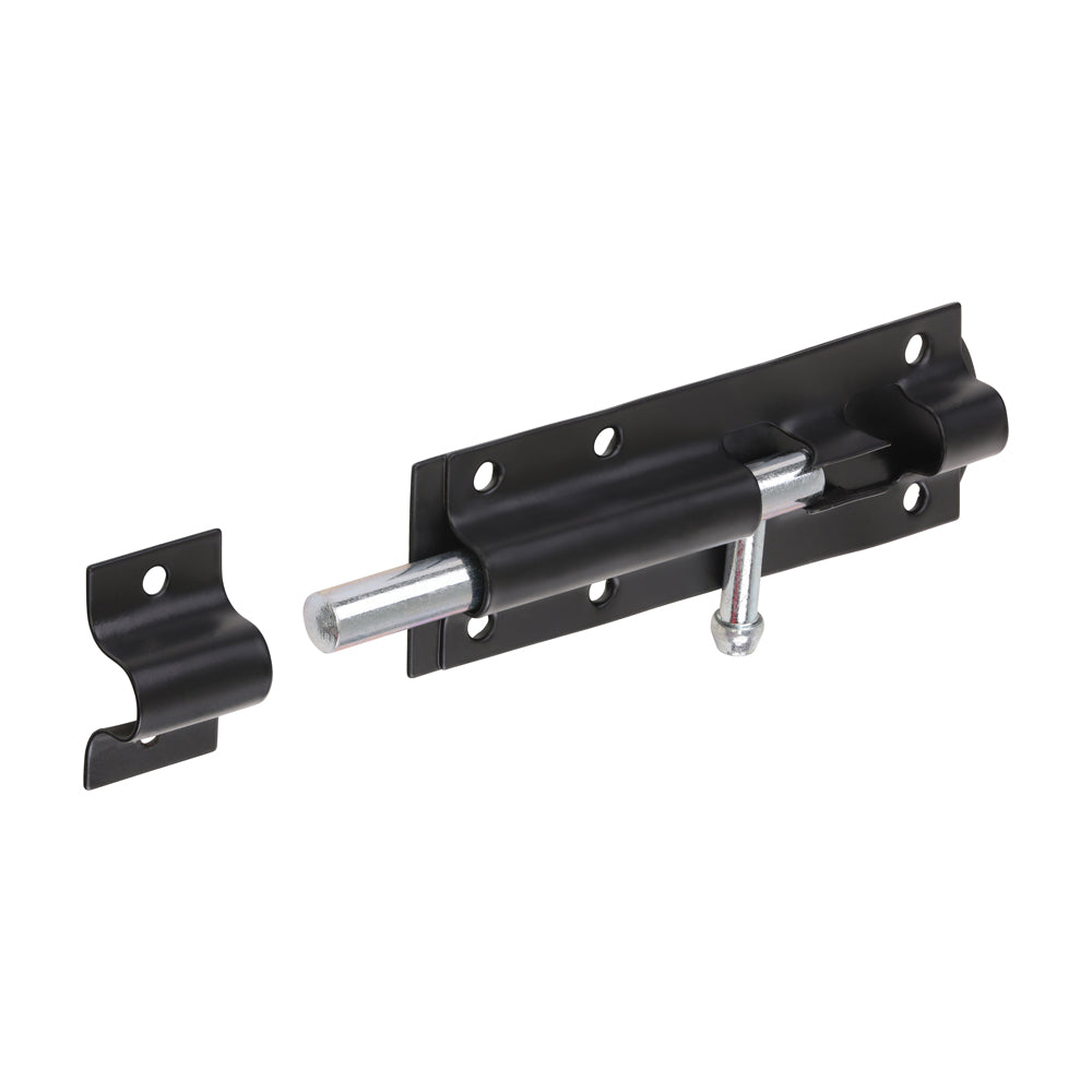 Straight Tower Bolt - Black | 4" | Bag product image