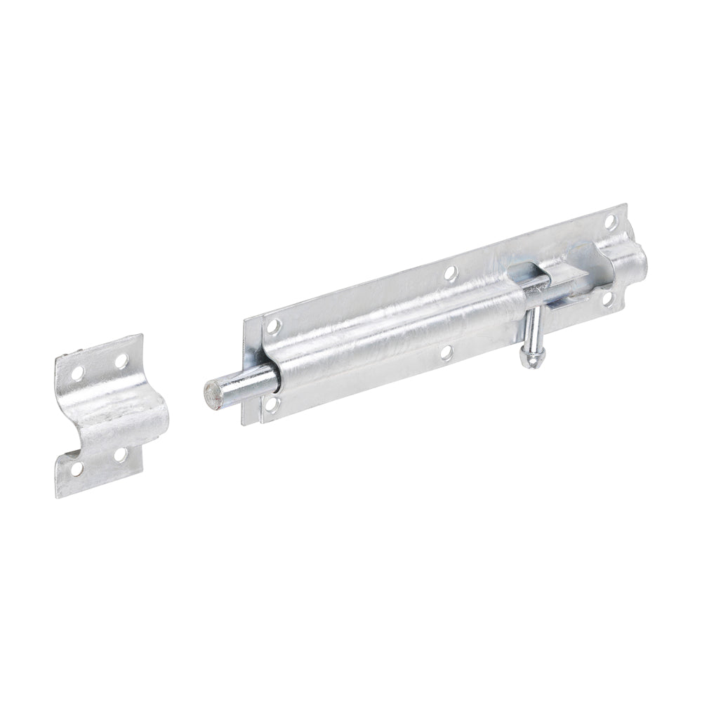 Straight Tower Bolt - Hot Dipped Galvanised | 6" | TIMpac product image