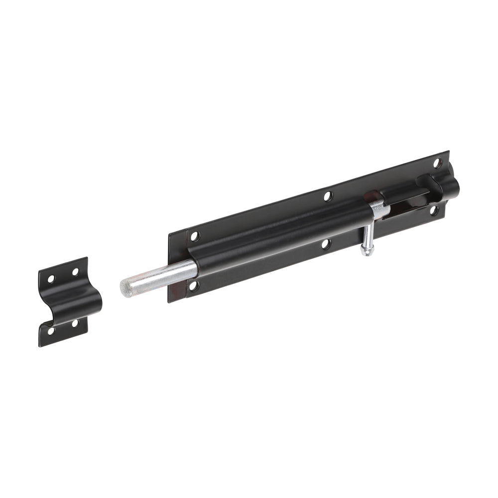 Straight Tower Bolt - Black | 8" | Bag product image