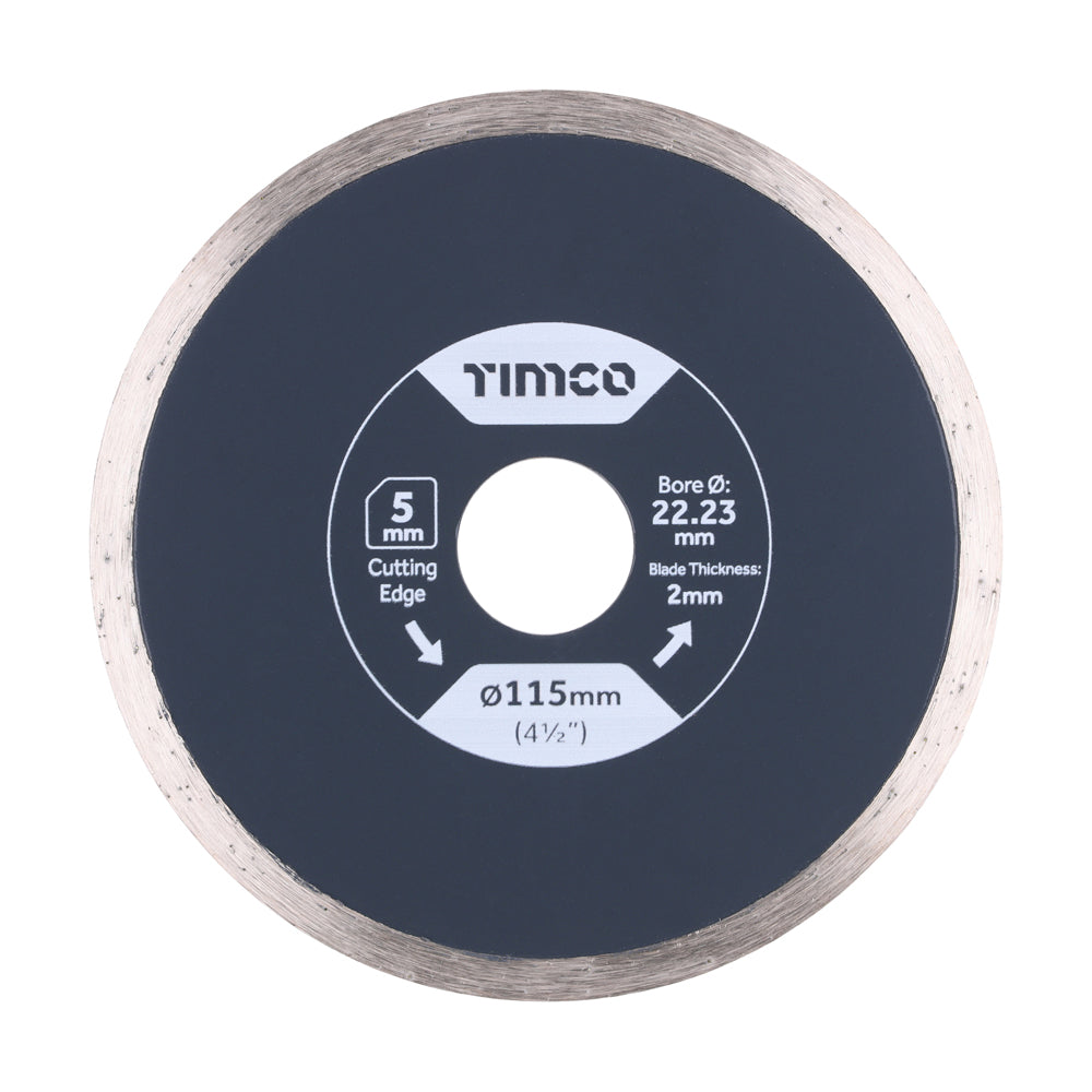 General Purpose Tile & Ceramic Diamond Blade - Continuous | 115 x 22.2 product image