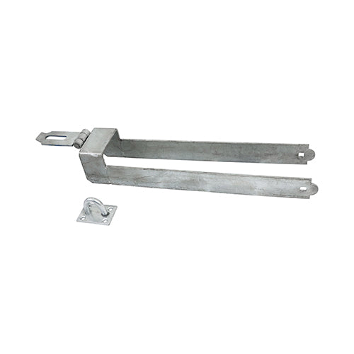 Throw-Over Locking Gate Loop - Hot Dipped Galvanised | 450mm product image