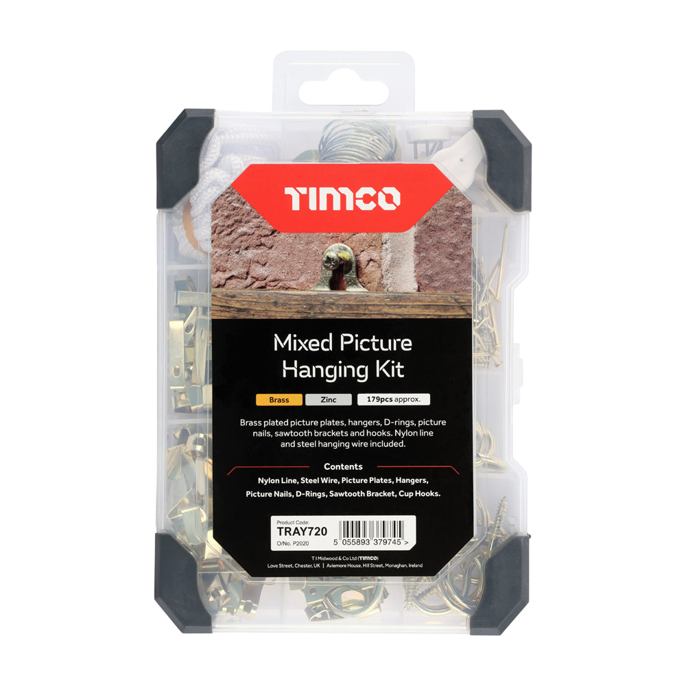 Mixed Tray - Picture Hanging Kit | 179pcs additional image 2