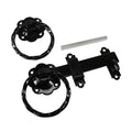 Ring Gate Latch - Twisted - Black | 6" | Bag | 1 Each | TRGL6BB product image