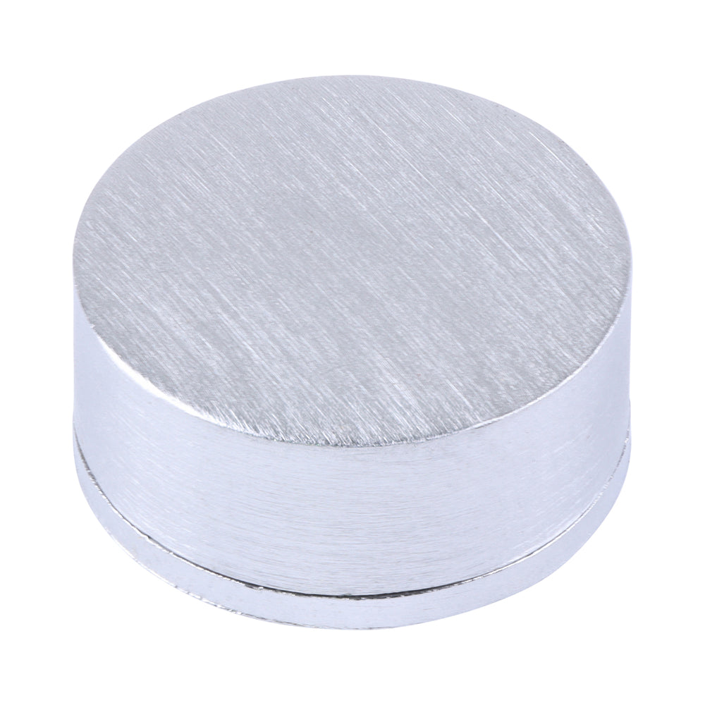 Threaded Screw Caps - Solid Brass - Satin Chrome | 14mm product image