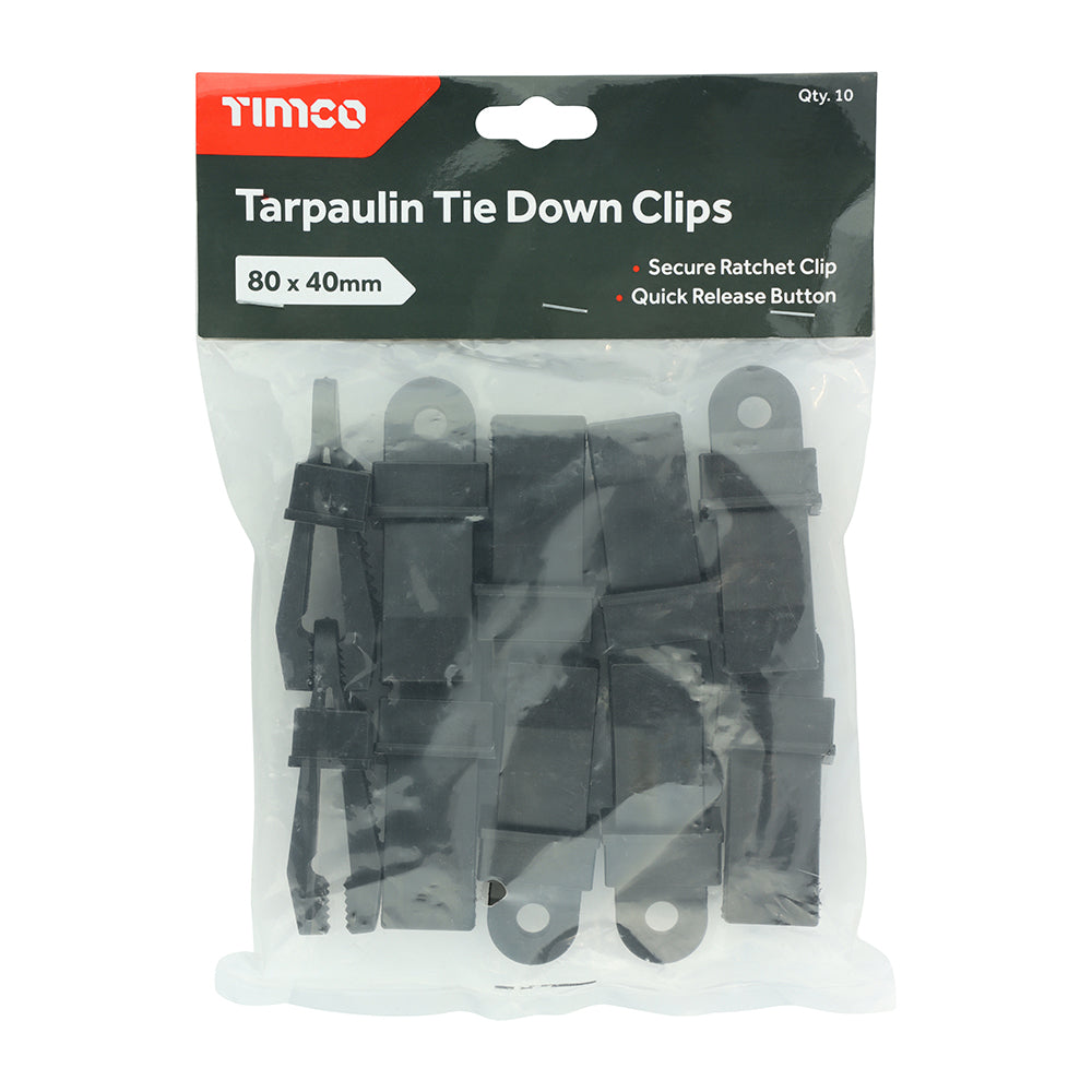 Tarpaulin Tie Down Clips | 80mm x 40mm additional image 2