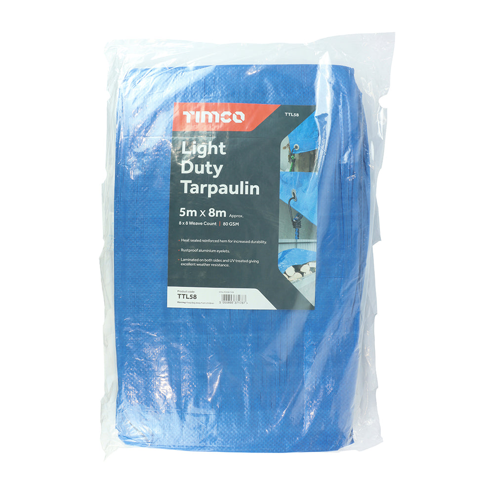 Tarpaulin - Light Duty | 5 x 8m additional image 2