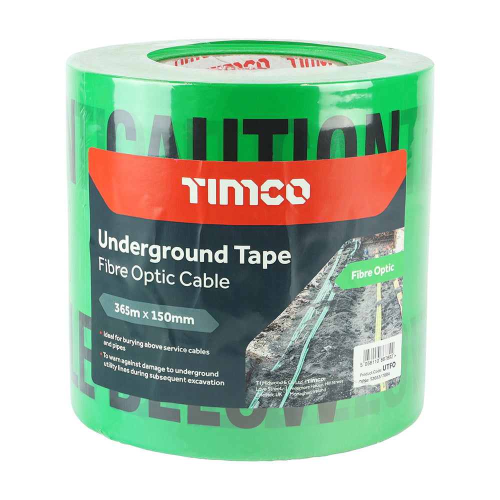 Underground Tape - Fibre Optic Cable | 365m x 150mm additional image 2