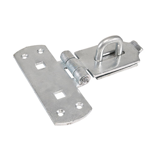 Vertical Pattern Bolt On Hasp & Staple - Heavy Duty - Hot Dipped Galvanised | 6" | Bag | 1 Each | VHS6GB additional image 3