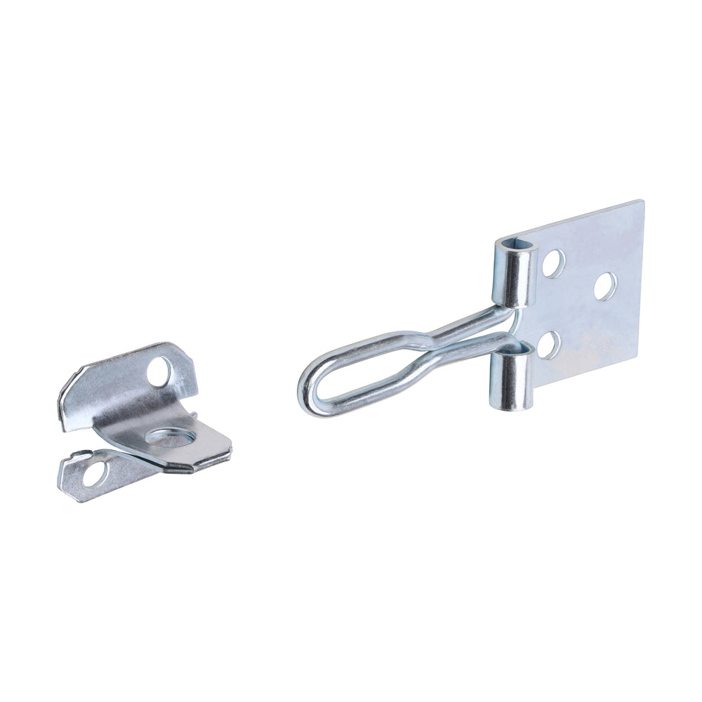 Wire Pattern Hasp & Staple - Zinc | 3" product image
