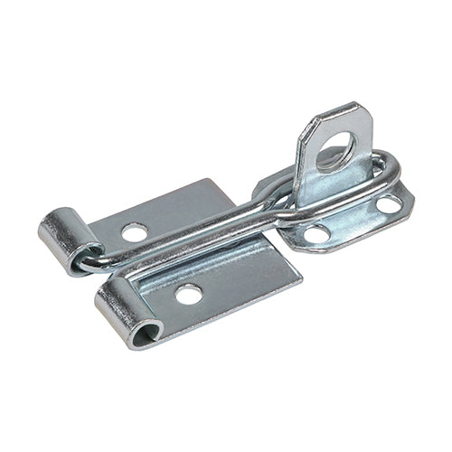 Wire Pattern Hasp & Staple - Zinc | 4" | Bag additional image 3