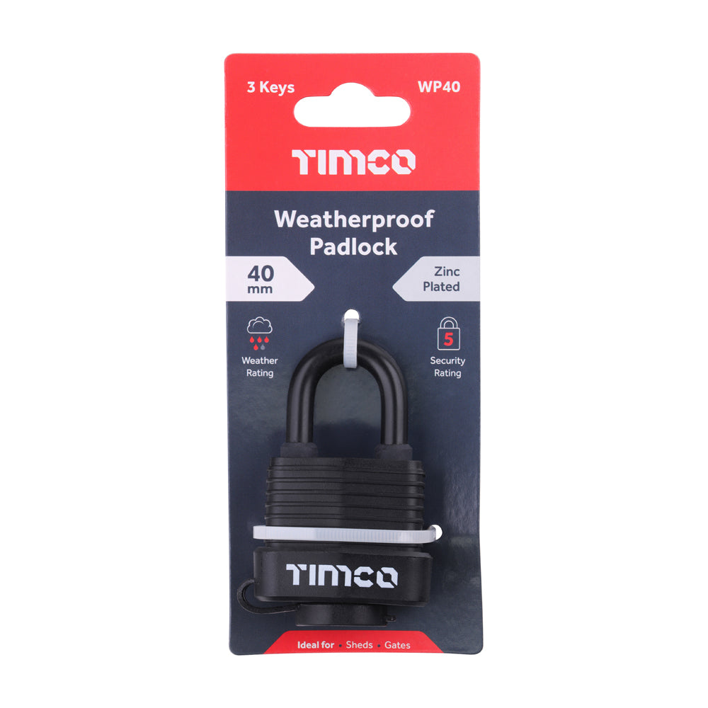 Weatherproof Padlock | 40mm additional image 2