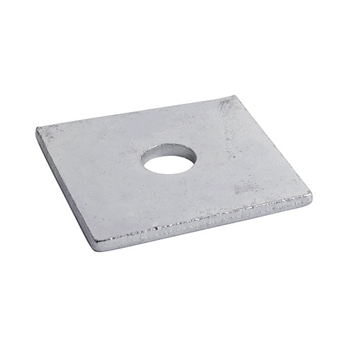 Square Plate Washers - Hot Dipped Galvanised | M12 x 50 x 50 x 3 product image