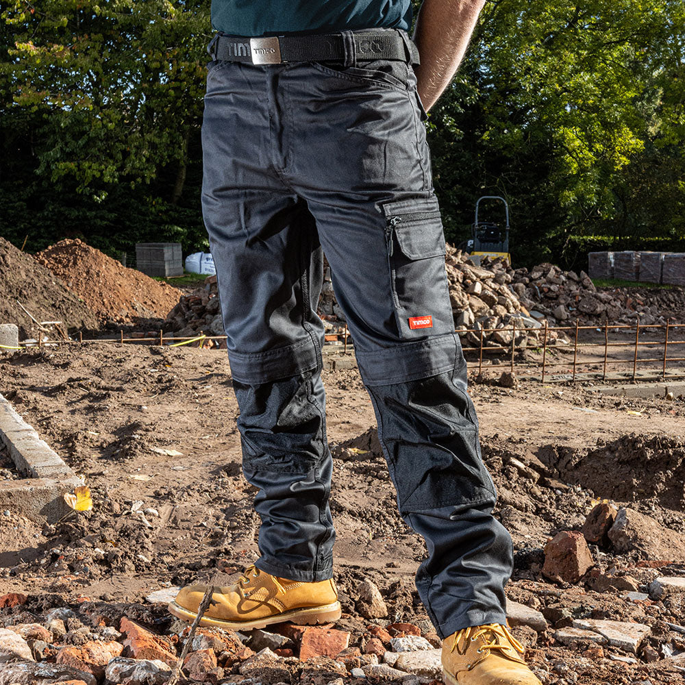 Workman Trousers - Grey/Black | W32 L30 additional image 4