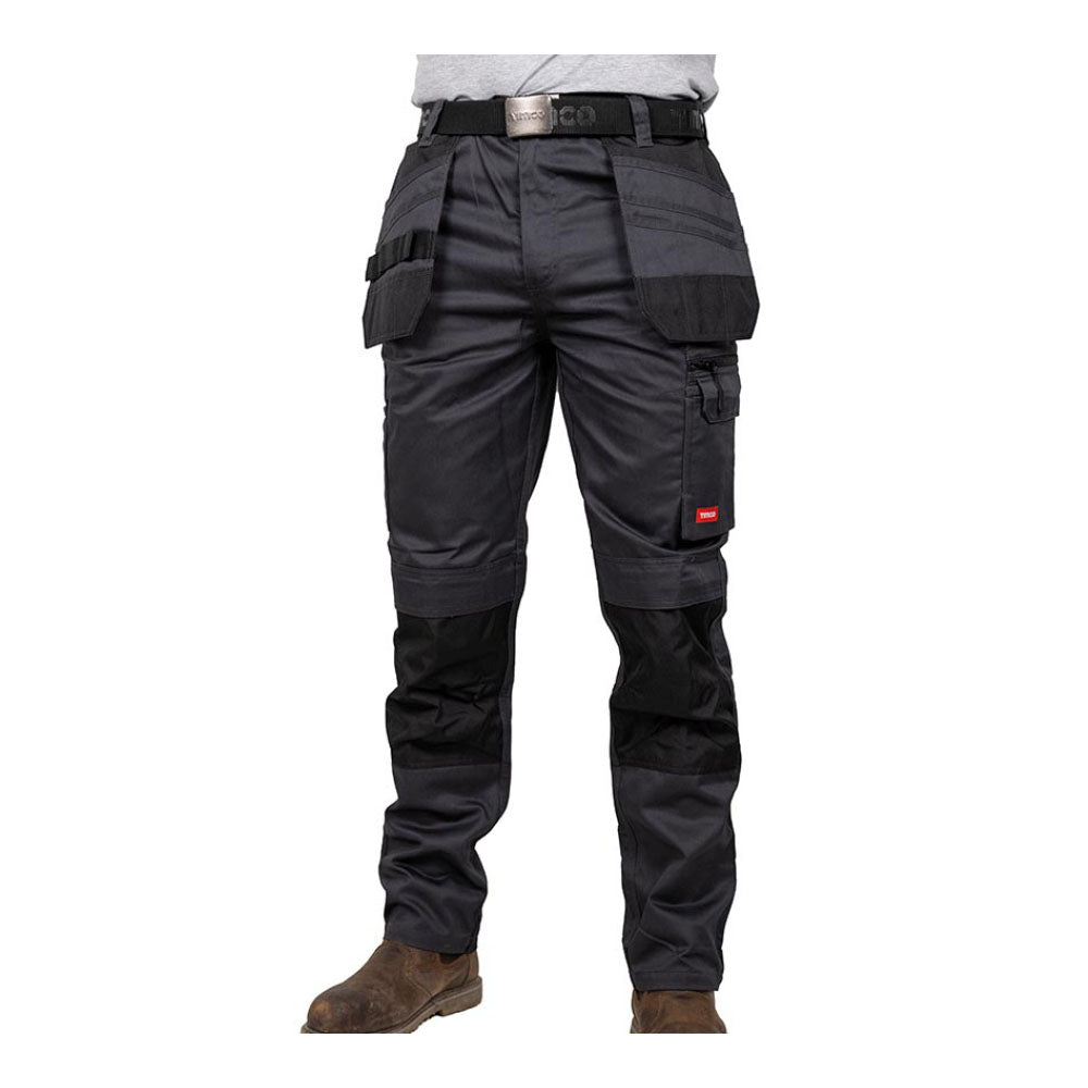 Workman Trousers - Grey/Black | W36 L32 additional image 2